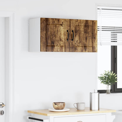Armadietto a muro LUCCA 2 pcs Rovere Fumo 40 x 31 x 40 cm | homemem39