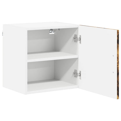 Armadietto a muro LUCCA 2 pz Rovere Fumo Legno ingegnerizzato - homemem39