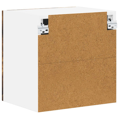 Armadietto a muro LUCCA 2 pz Rovere Fumo Legno ingegnerizzato - homemem39
