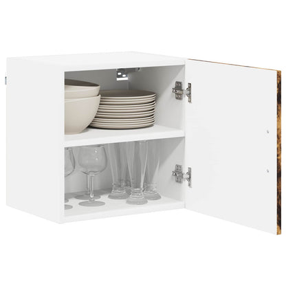 Armadietto a muro LUCCA 2 pz Rovere Fumo Legno ingegnerizzato - homemem39