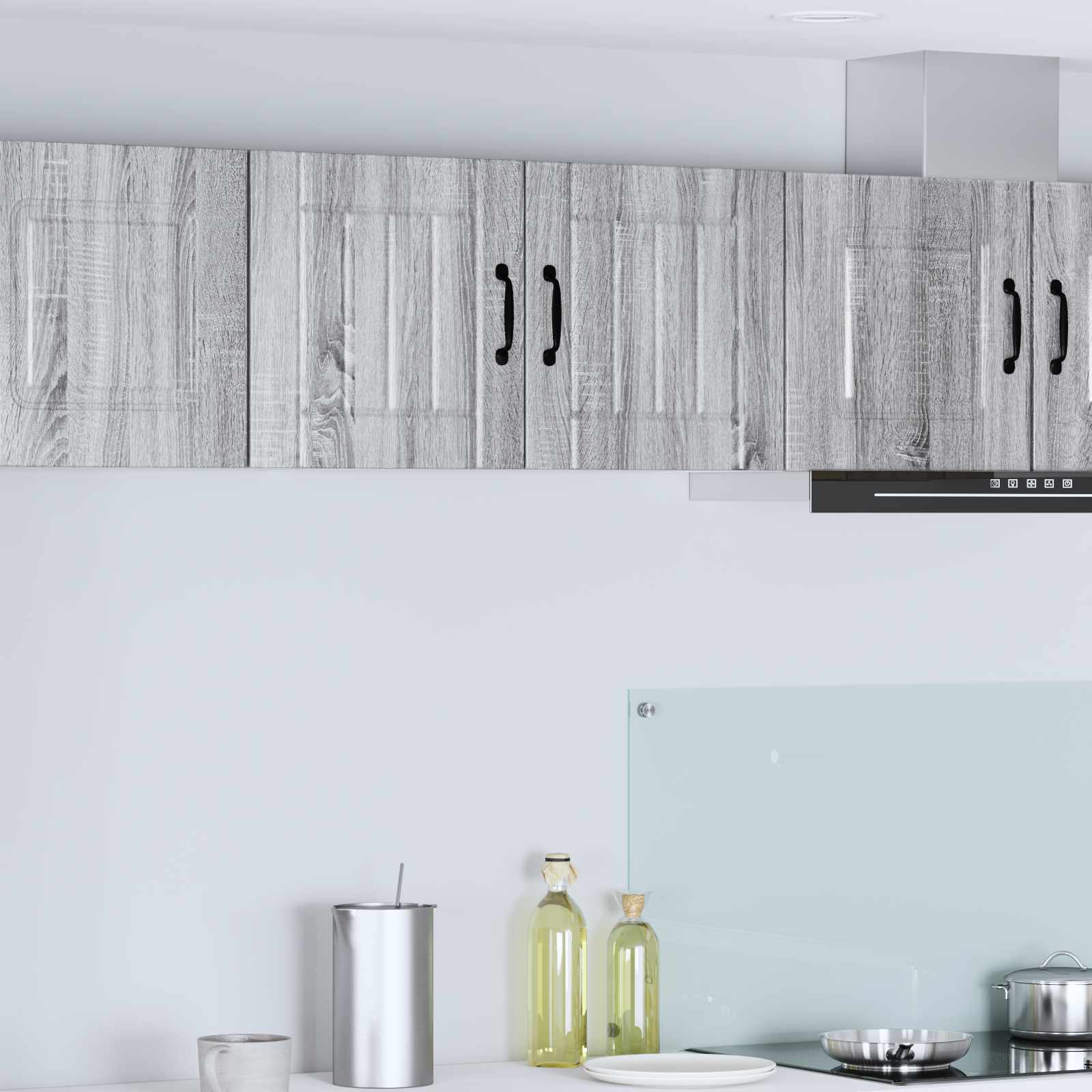 Armadietto a muro LUCCA Grigio Sonoma 40 x 31 x 40 cm | homemem39