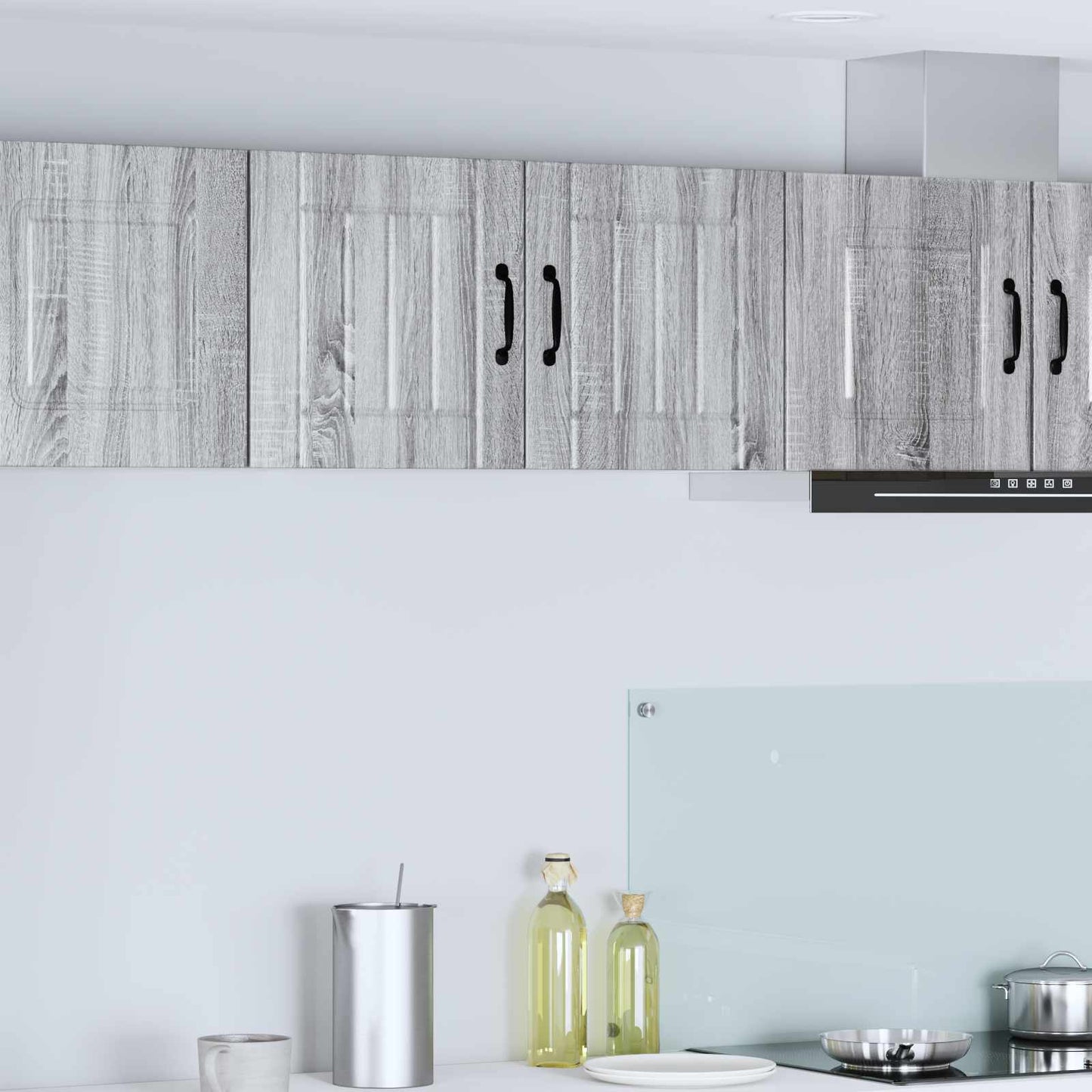 Armadietto a muro LUCCA 2 pcs Grigio Sonoma 40 x 31 x 40 cm | homemem39