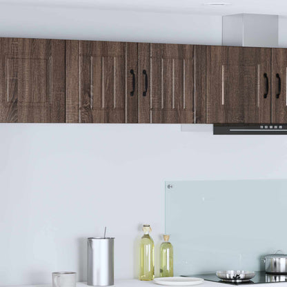 Armadietto a muro LUCCA 2 pcs Rovere Marrone 40 x 31 x 40 cm | homemem39
