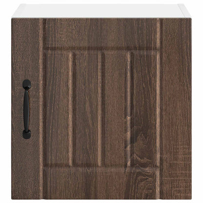 Armadietto a muro LUCCA 2 pcs Rovere Marrone 40 x 31 x 40 cm | homemem39