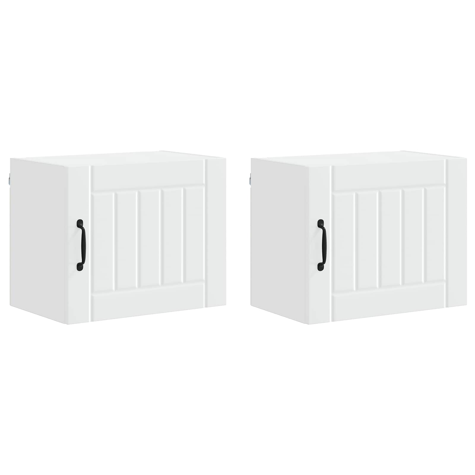 Armadietto a muro LUCCA 2 pcs Bianco 50 x 31 x 40 cm | homemem39