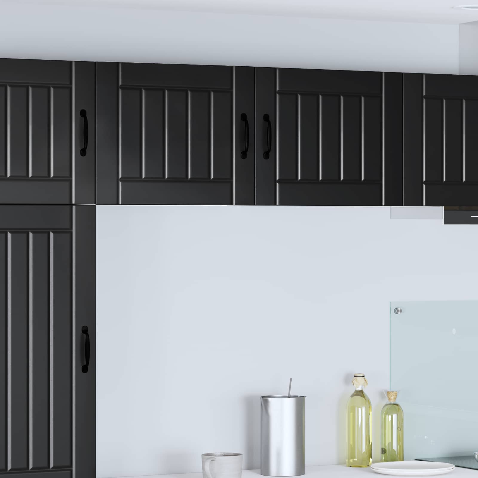 Armadietto a muro LUCCA Nero 50 x 31 x 40 cm | homemem39