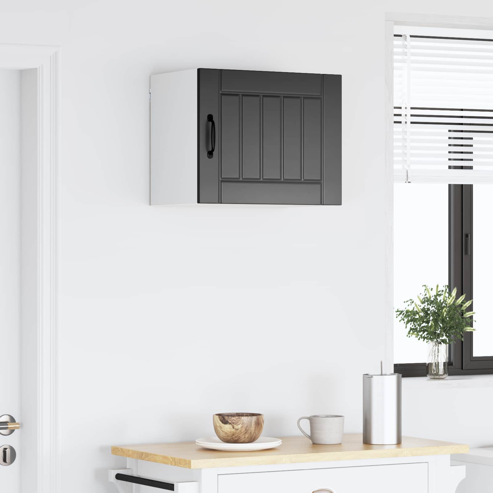 Armadietto a muro LUCCA Nero 50 x 31 x 40 cm | homemem39