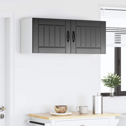 Armadietto a muro LUCCA 2 pcs Nero 50 x 31 x 40 cm | homemem39