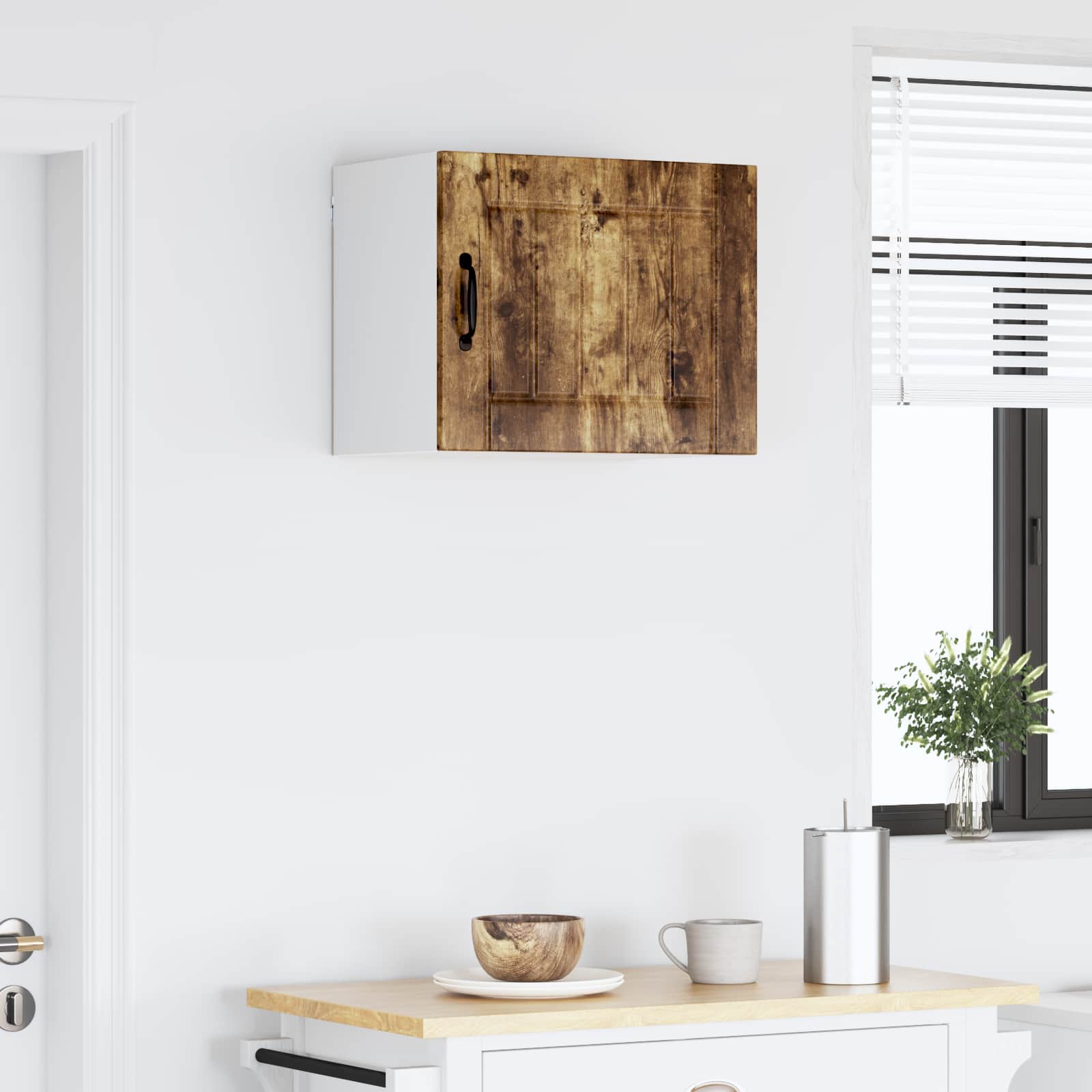 Armadietto a muro LUCCA Rovere Fumo 50 x 31 x 40 cm | homemem39