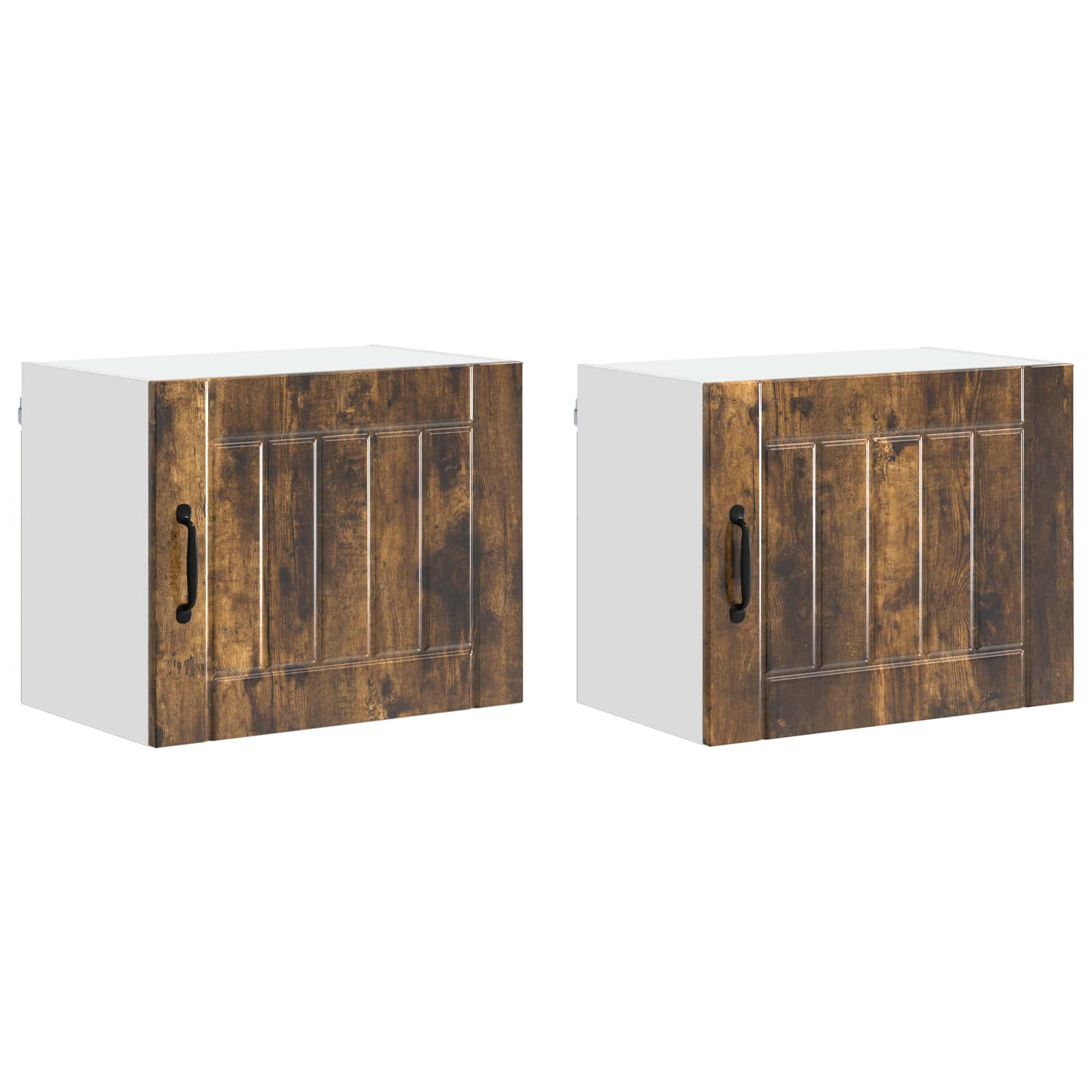 Armadietto a muro LUCCA 2 pcs Rovere Fumo 50 x 31 x 40 cm | homemem39