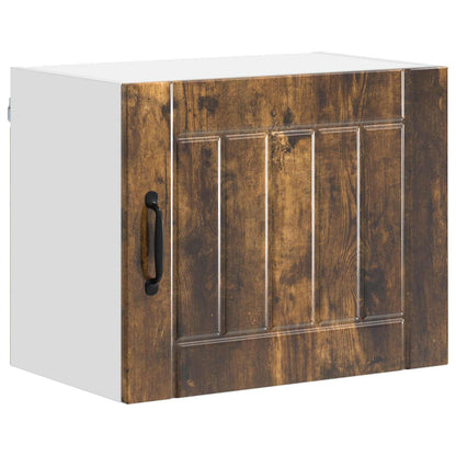 Armadietto a muro LUCCA 2 pcs Rovere Fumo 50 x 31 x 40 cm | homemem39