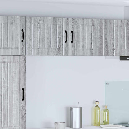 Armadietto a muro LUCCA 2 pcs Grigio Sonoma 50 x 31 x 40 cm | homemem39