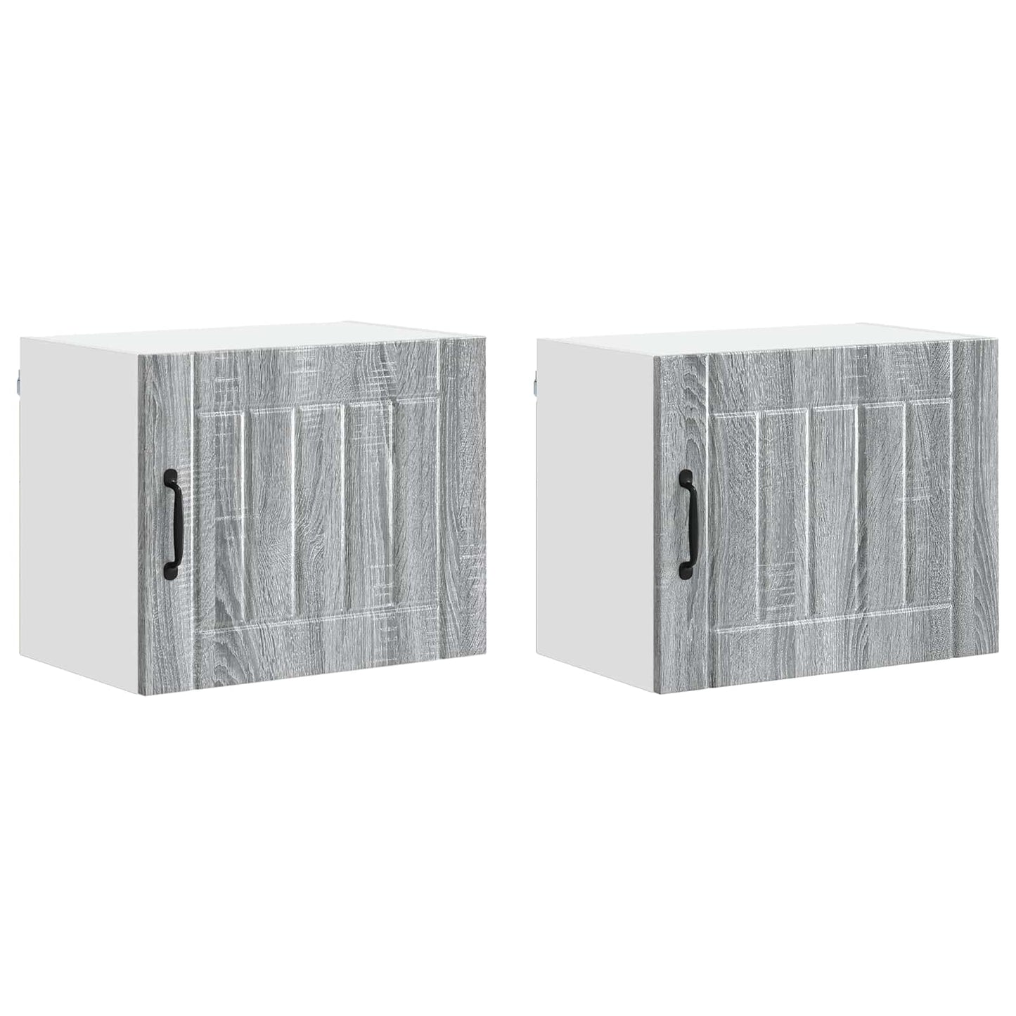 Armadietto a muro LUCCA 2 pcs Grigio Sonoma 50 x 31 x 40 cm | homemem39