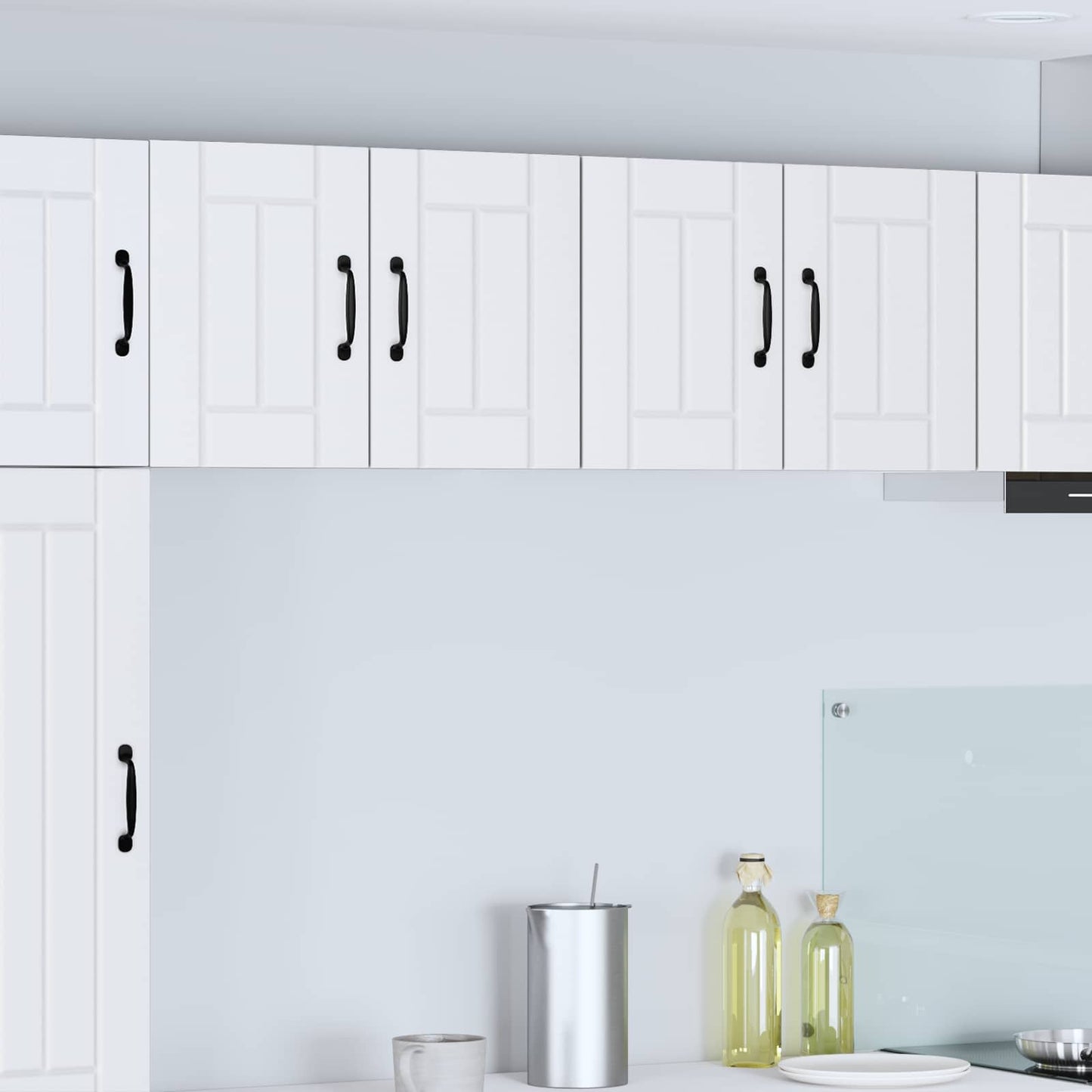 Armadietto a muro LUCCA 2 pcs Bianco 60 x 31 x 40 cm | homemem39