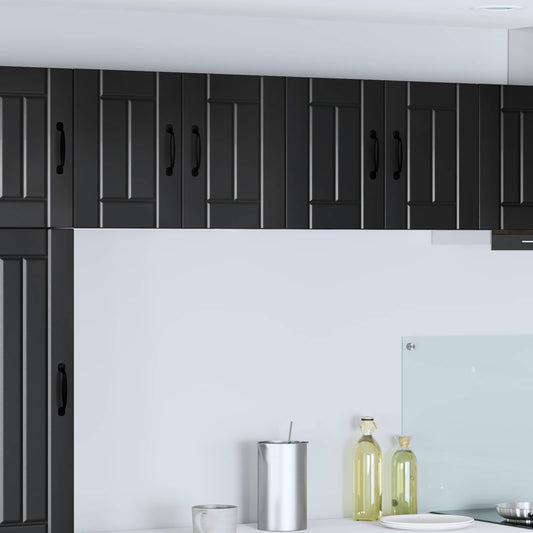 Armadietto a muro LUCCA 2 pcs Nero 60 x 31 x 40 cm | homemem39