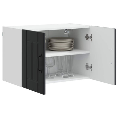 Armadietto a muro LUCCA 2 pcs Nero 60 x 31 x 40 cm | homemem39