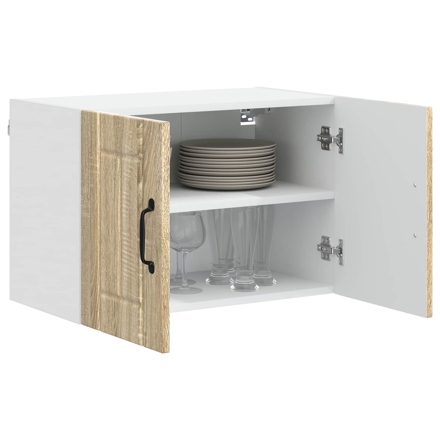 Armadietto a muro LUCCA 2 pcs Rovere Sonoma 60 x 31 x 40 cm | homemem39