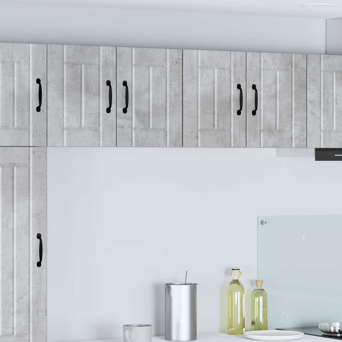 Armadietto a muro LUCCA Grigio Cemento 60 x 31 x 40 cm | homemem39