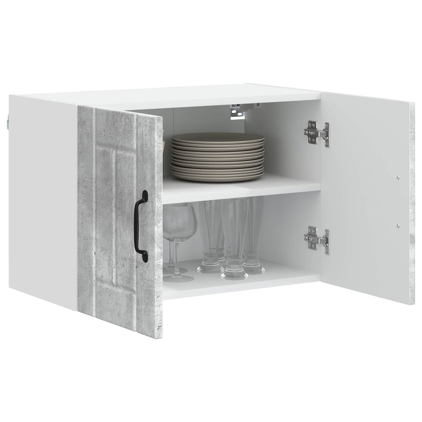 Armadietto a muro LUCCA Grigio Cemento 60 x 31 x 40 cm | homemem39
