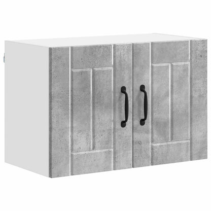 Armadietto a muro LUCCA 2 pcs Grigio Cemento 60 x 31 x 40 cm | homemem39