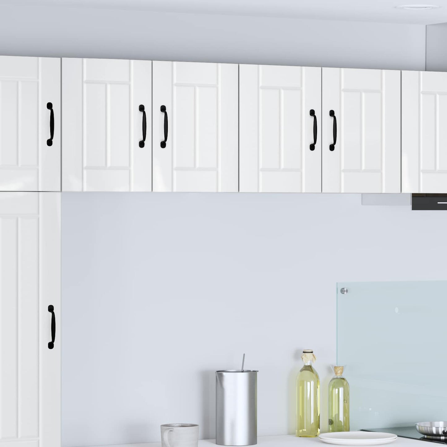 Armadietto a muro LUCCA Bianco Lucido 60 x 31 x 40 cm | homemem39