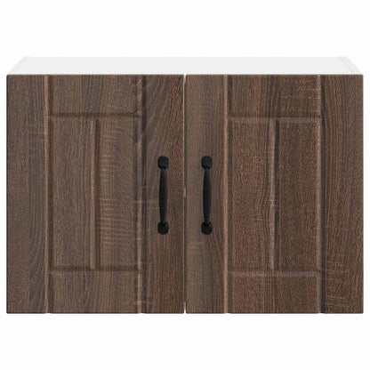 Armadietto a muro LUCCA 2 pcs Rovere Marrone 60 x 31 x 40 cm | homemem39
