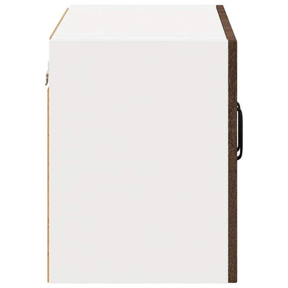 Armadietto a muro LUCCA 2 pcs Rovere Marrone 60 x 31 x 40 cm | homemem39