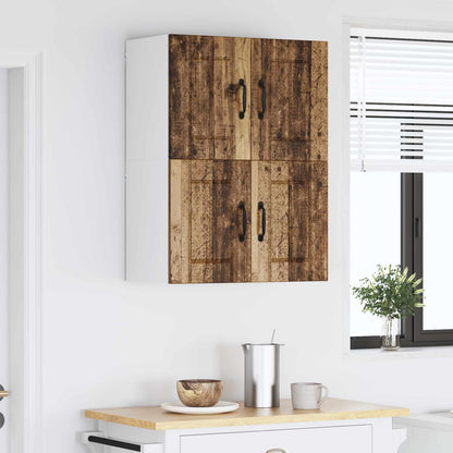 Armadietto a muro LUCCA 2 pcs Legno antico 60 x 31 x 40 cm | homemem39