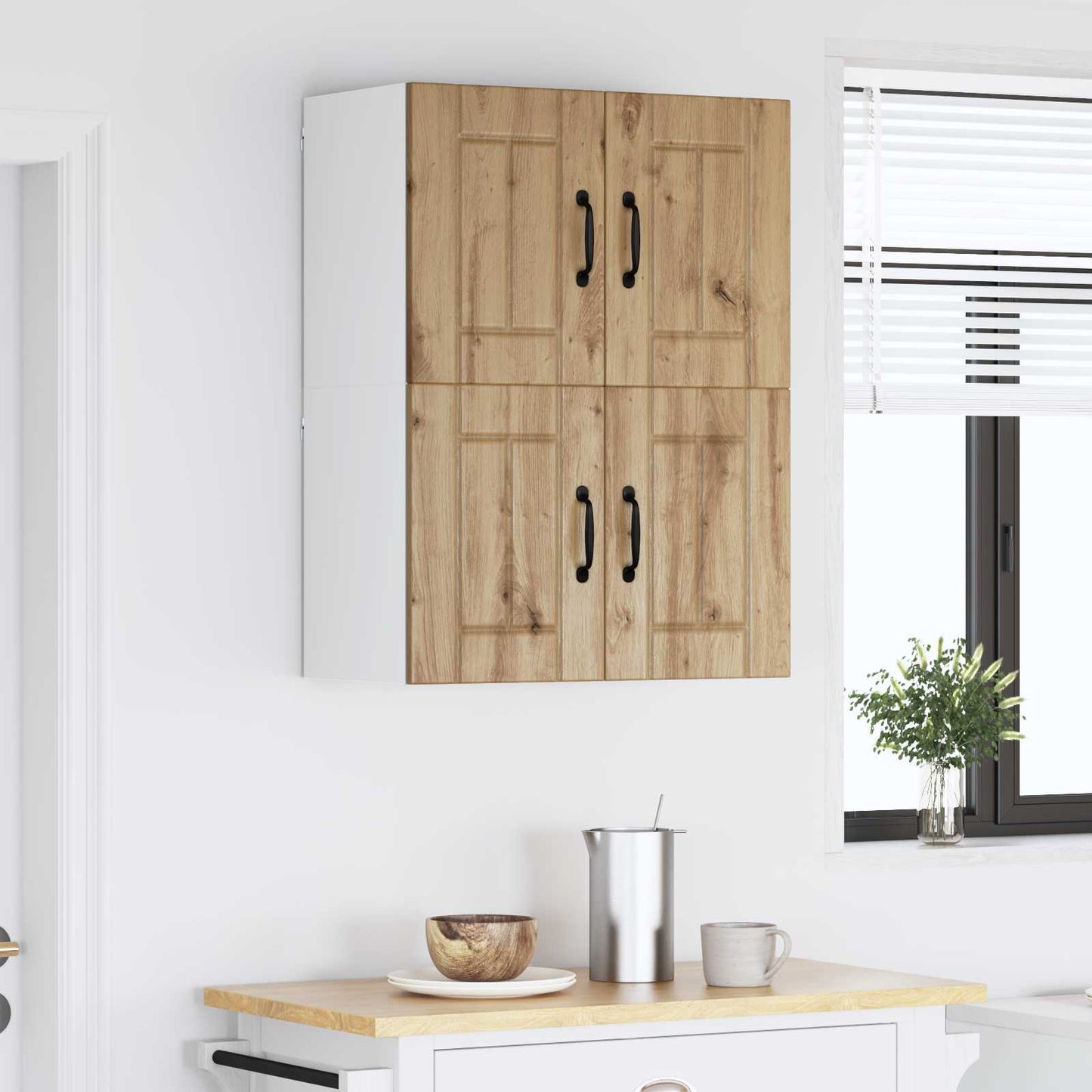 Armadietto a muro LUCCA 2 pcs Rovere Artigianale