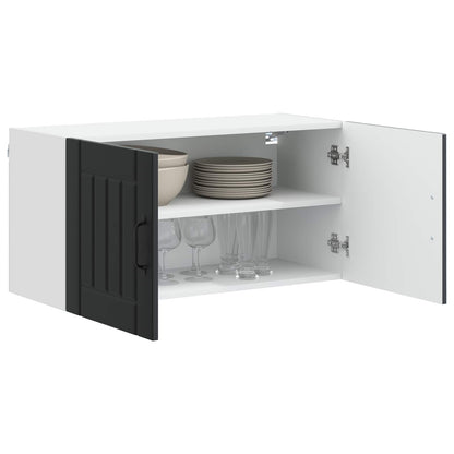 Pannello lavastoviglie Lucca Nero 80 x 31 x 40 cm | homemem39