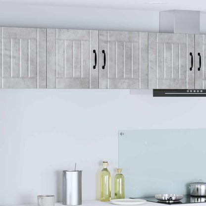 Armadietto a muro LUCCA Grigio Cemento 80 x 31 x 40 cm