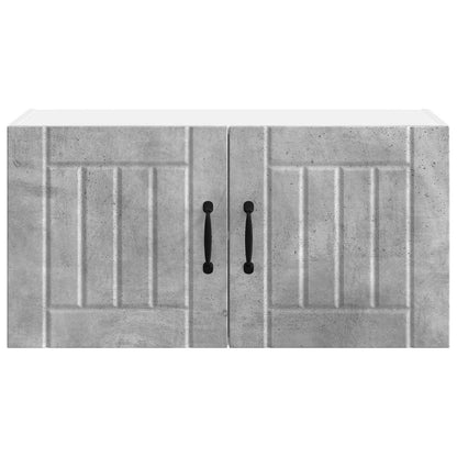 Armadietto a muro LUCCA Grigio Cemento 80 x 31 x 40 cm