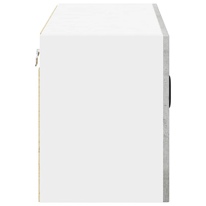 Armadietto a muro LUCCA Grigio Cemento 80 x 31 x 40 cm