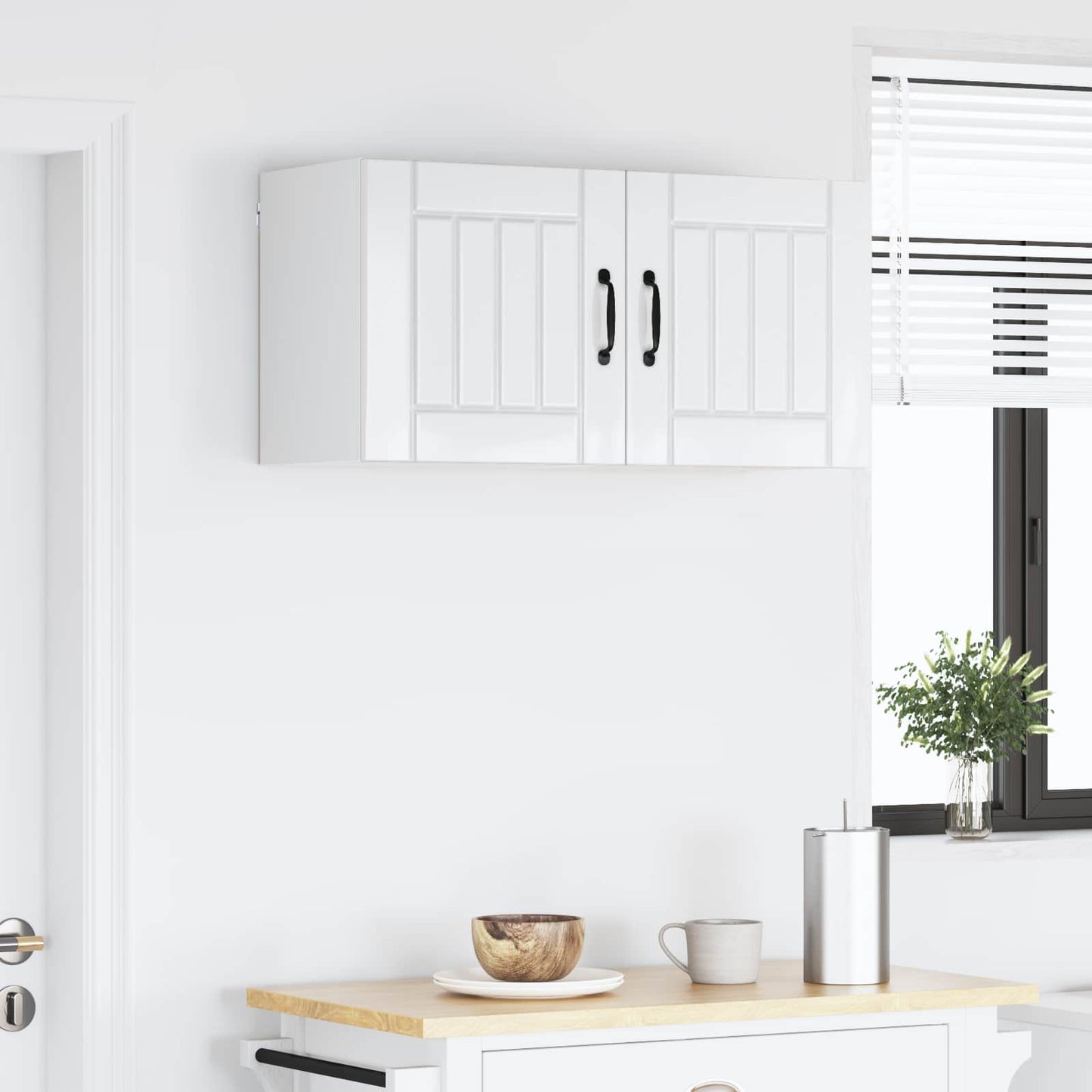 Pannello lavastoviglie Lucca Bianco Lucido 80 x 31 x 40 cm | homemem39