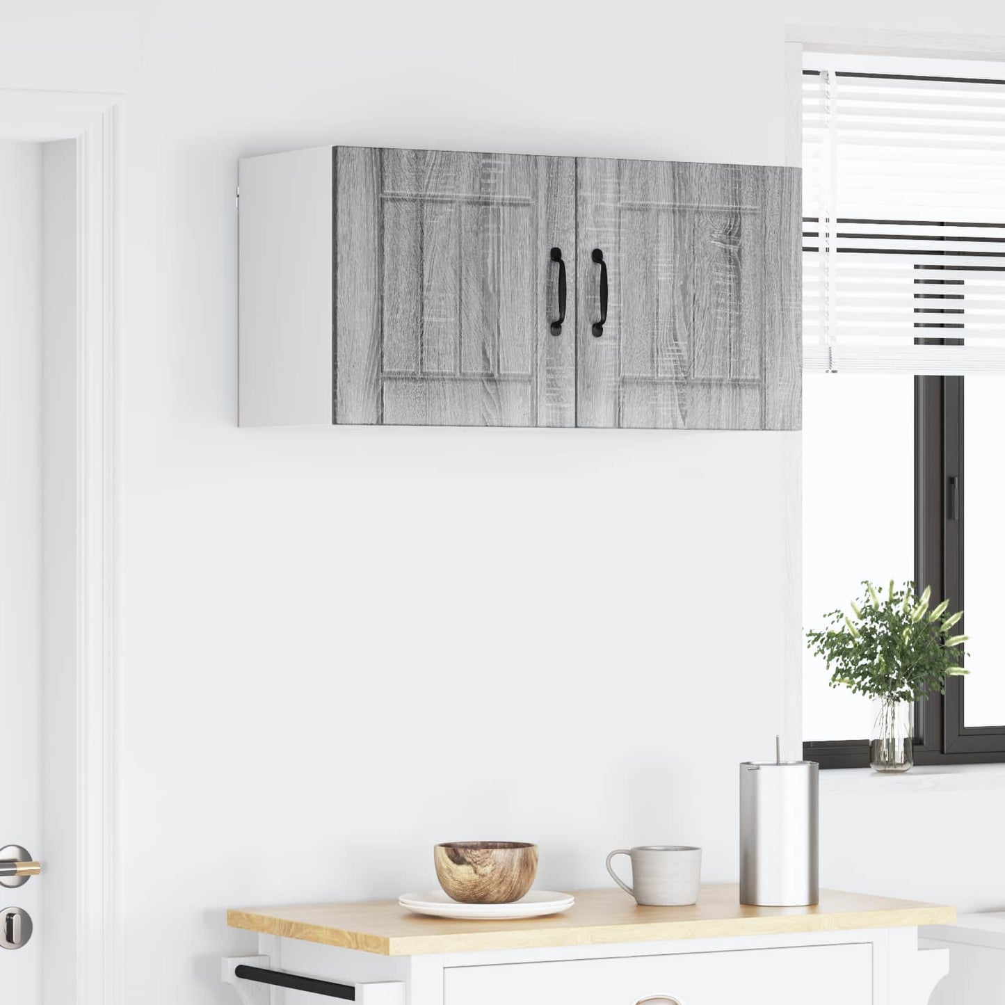 Armadietto a muro LUCCA Grigio Sonoma 80 x 31 x 40 cm