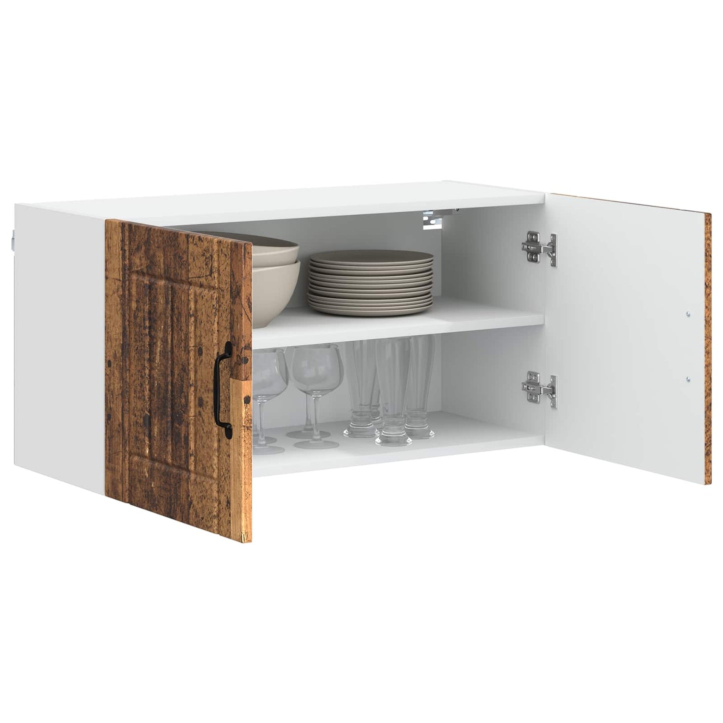 Armadietto a muro LUCCA Legno antico 80 x 31 x 40 cm