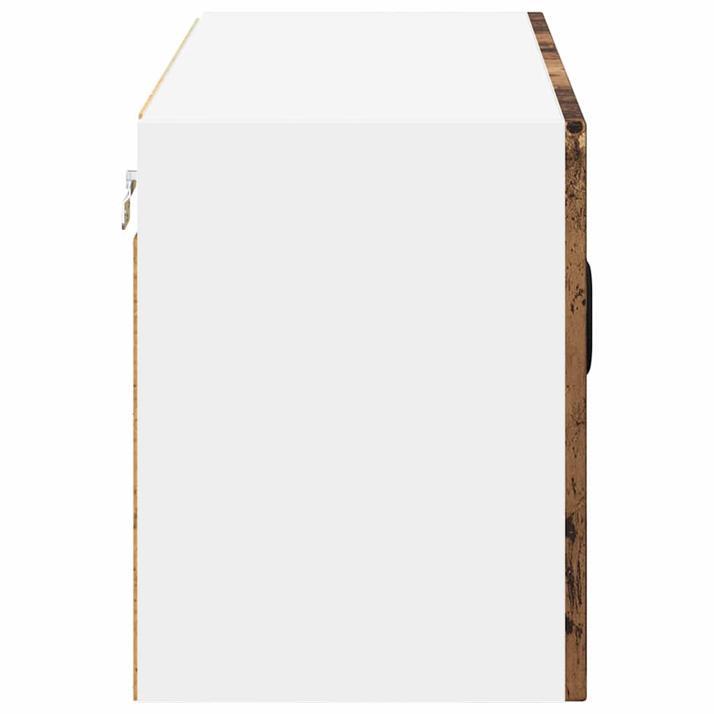 Armadietto a muro LUCCA Legno antico 80 x 31 x 40 cm