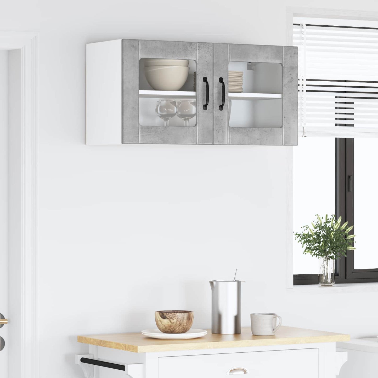 Pannello lavastoviglie Lucca Grigio Cemento 80 x 31 x 40 cm | homemem39