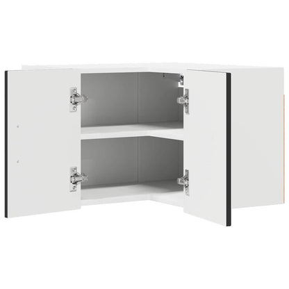 Mobile angolare per parete LUCCA Nero 57 x 57 x 40 cm