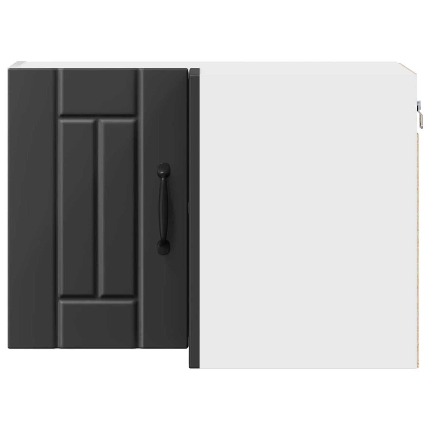 Mobile angolare per parete LUCCA Nero 57 x 57 x 40 cm