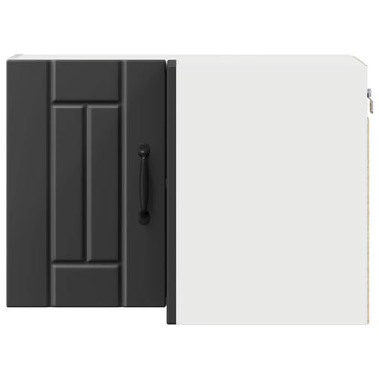 Mobile angolare per parete LUCCA Nero 57 x 57 x 40 cm