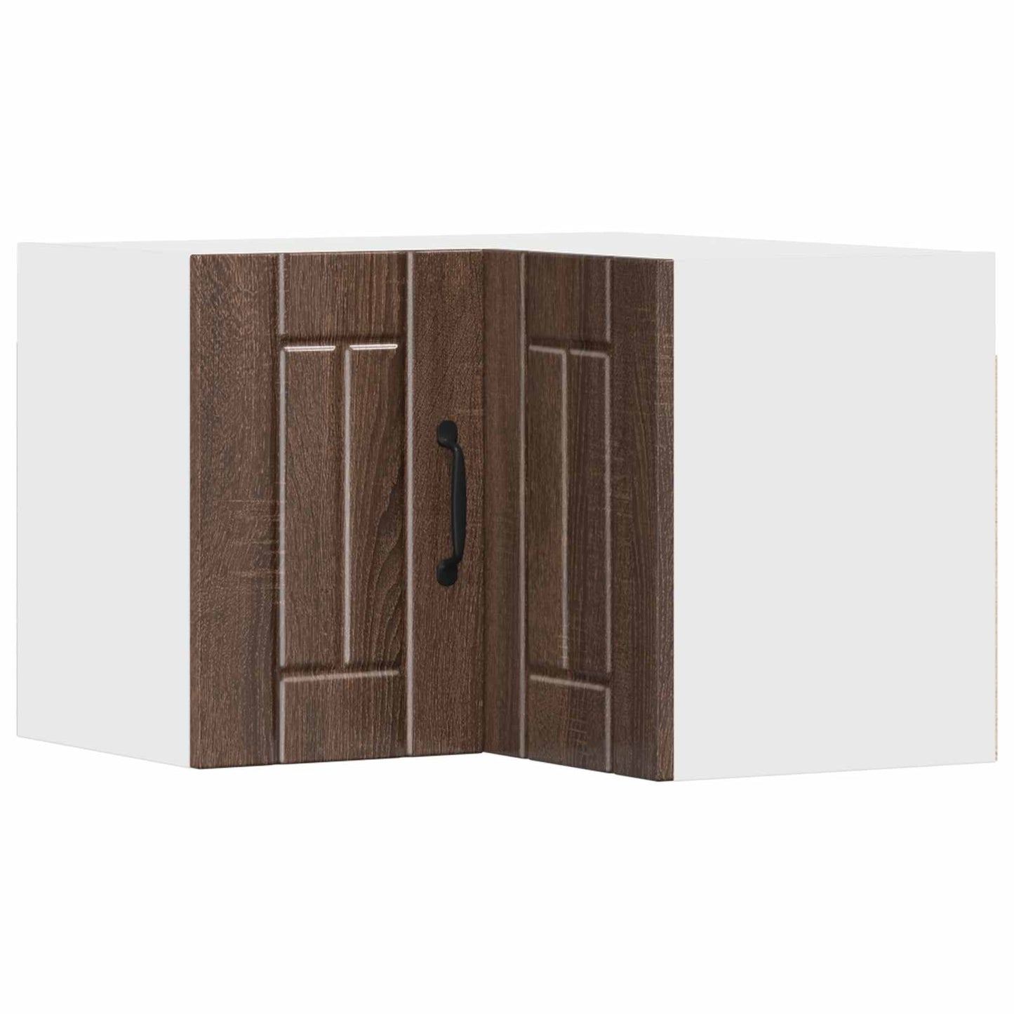 Mobile angolare per parete LUCCA Rovere Marrone 57 x 57 x 40 cm
