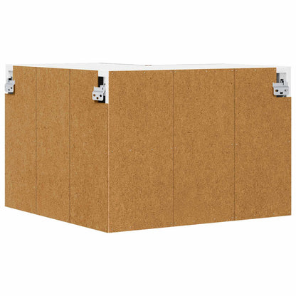 Mobile angolare per parete LUCCA Rovere Marrone 57 x 57 x 40 cm