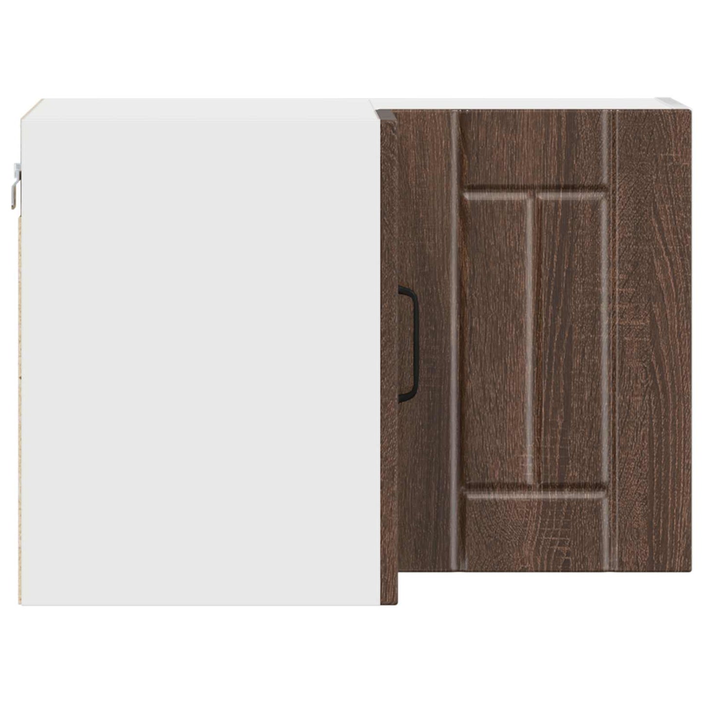 Mobile angolare per parete LUCCA Rovere Marrone 57 x 57 x 40 cm