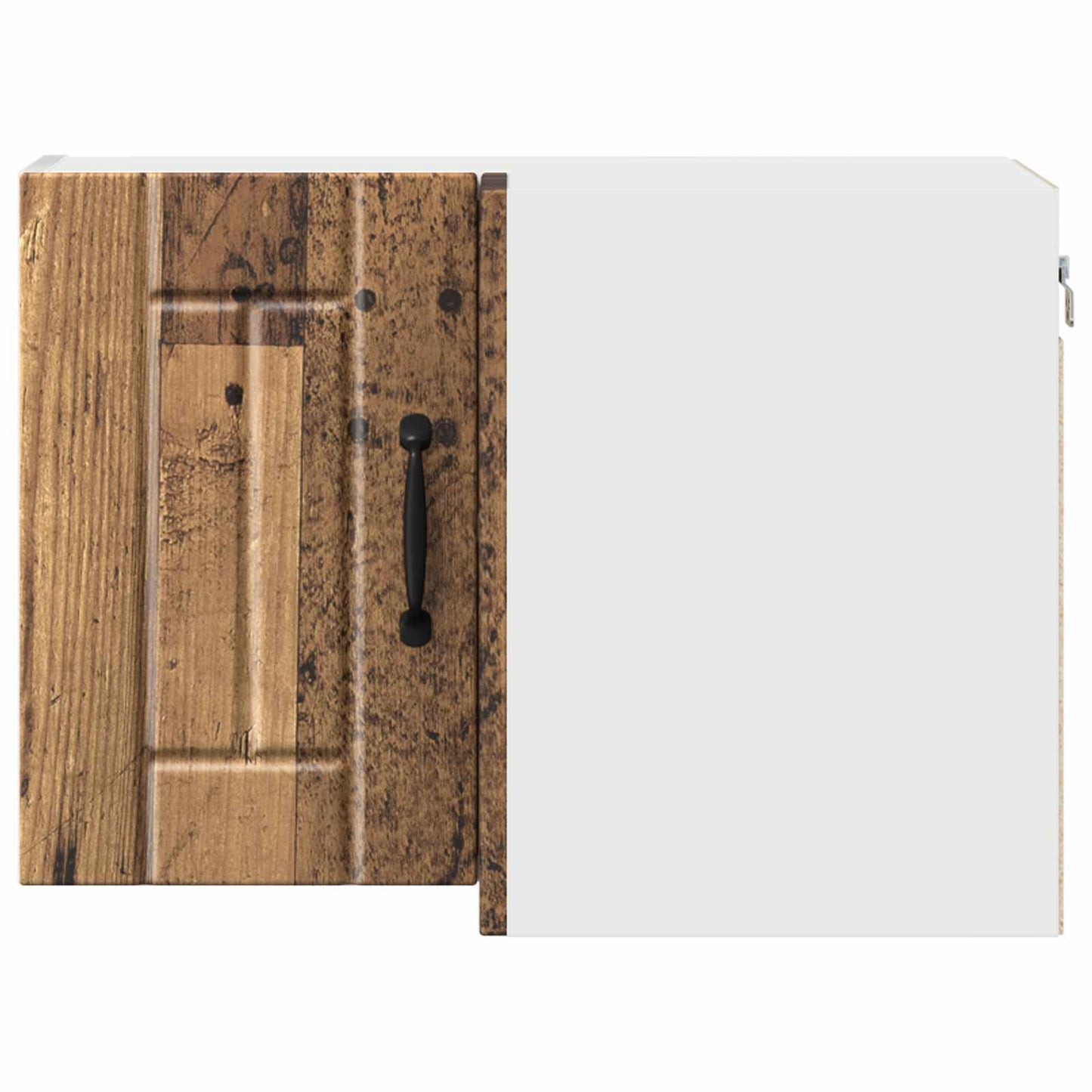 Mobile angolare per parete LUCCA Legno antico 57 x 57 x 40 cm
