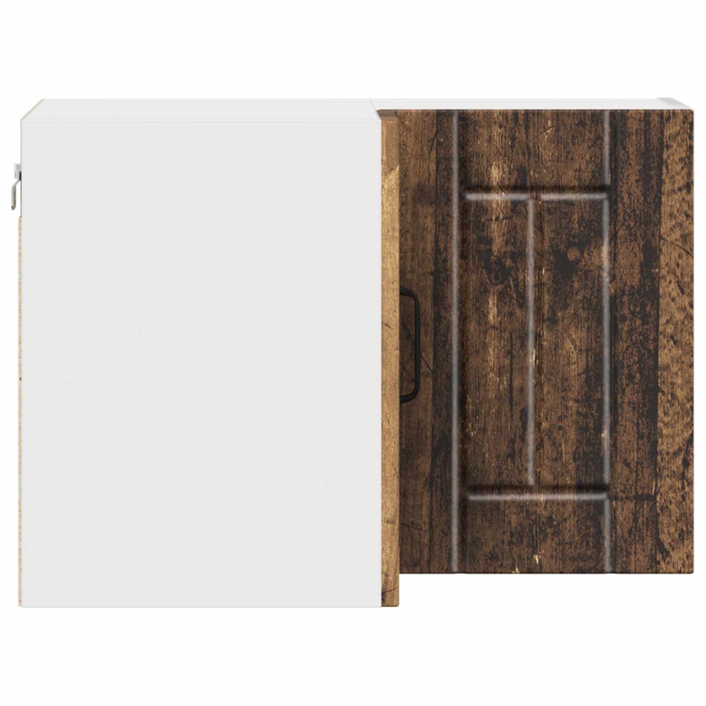 Mobile angolare per parete LUCCA Legno antico 57 x 57 x 40 cm
