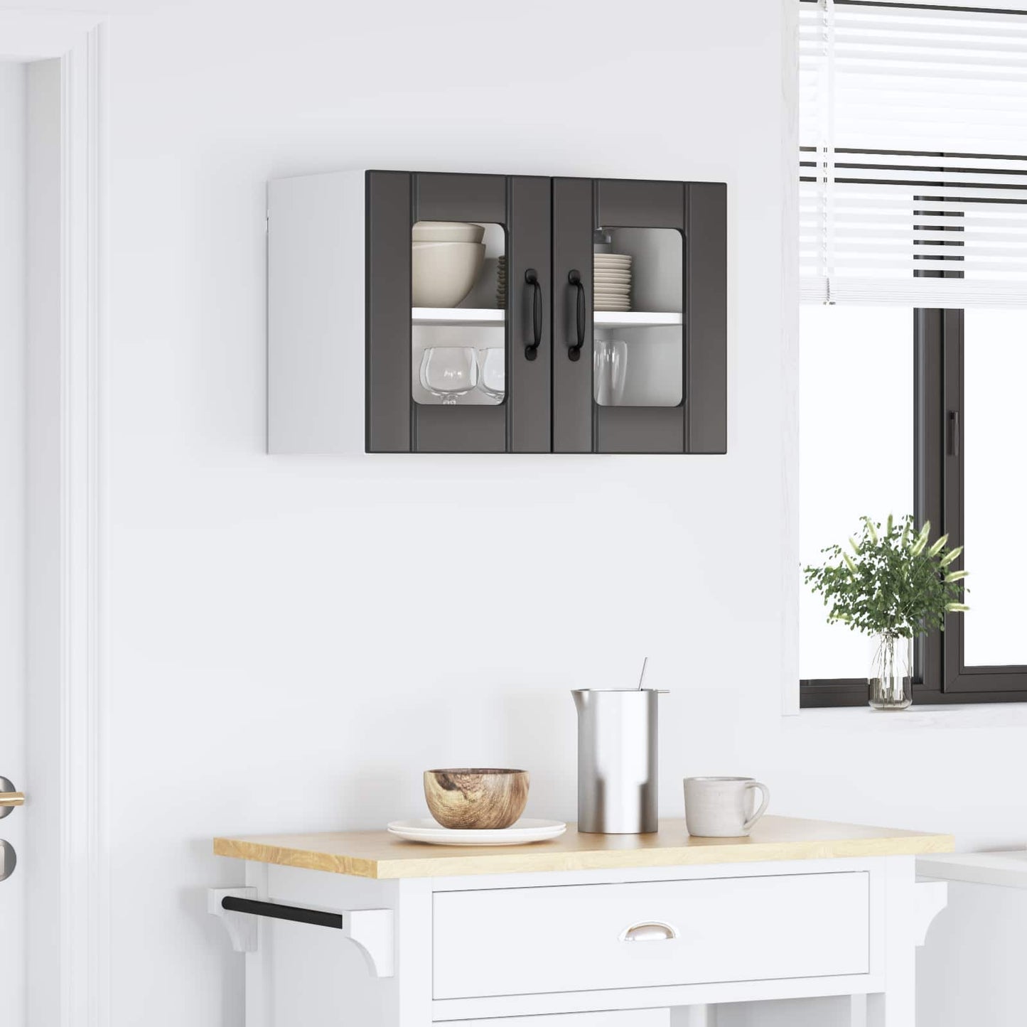 Pannello lavastoviglie Lucca Nero 60 x 31 x 40 cm | homemem39