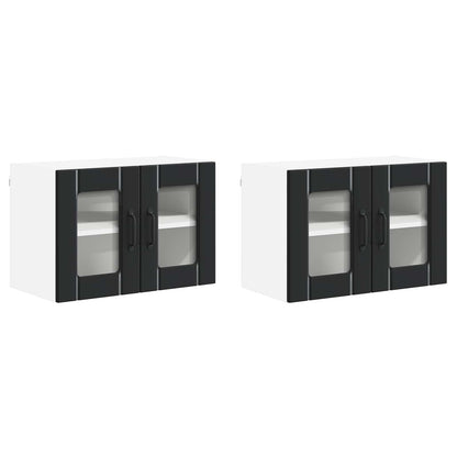 Pannello lavastoviglie Lucca 2 pcs Nero 60 x 31 x 40 cm | homemem39