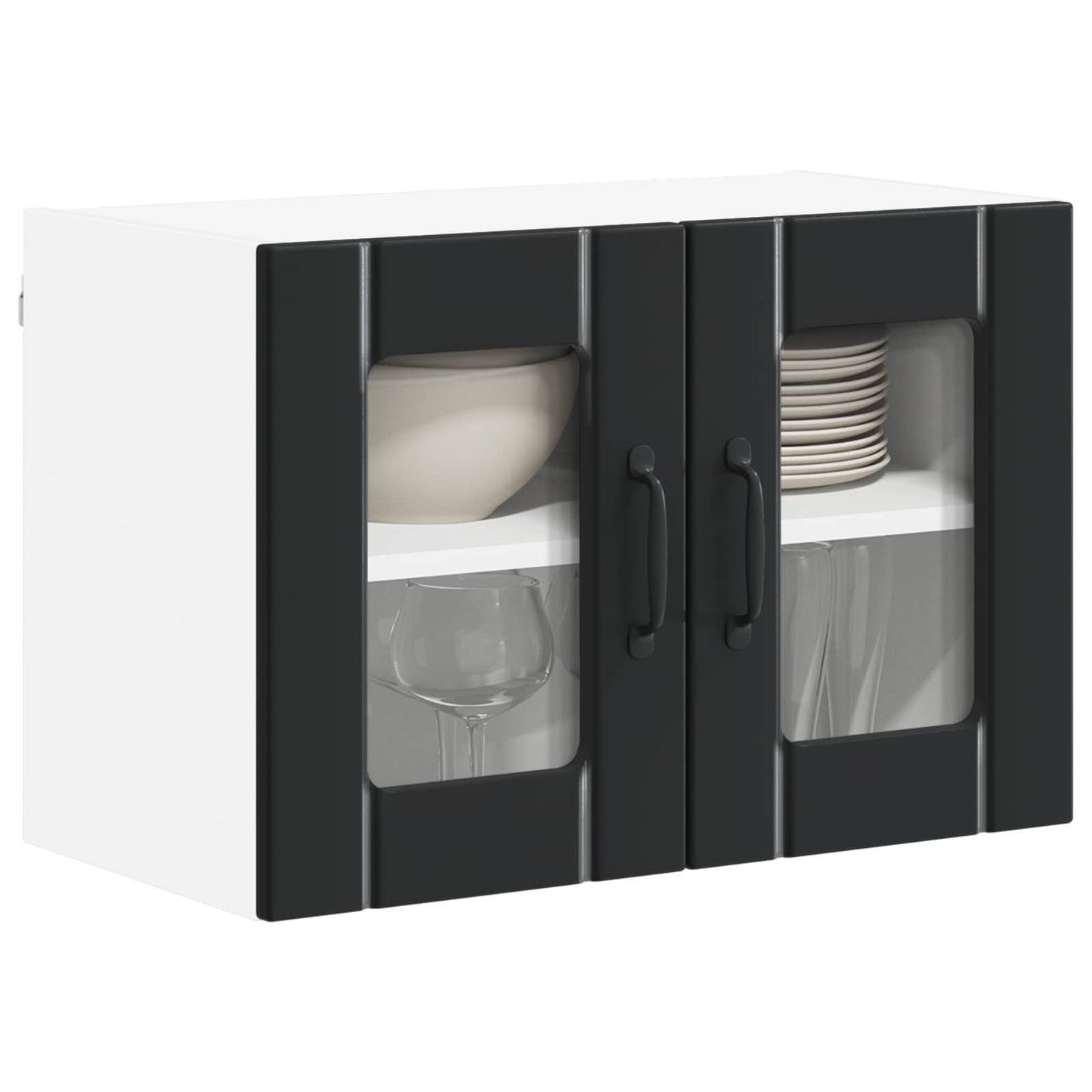 Pannello lavastoviglie Lucca 2 pcs Nero 60 x 31 x 40 cm | homemem39