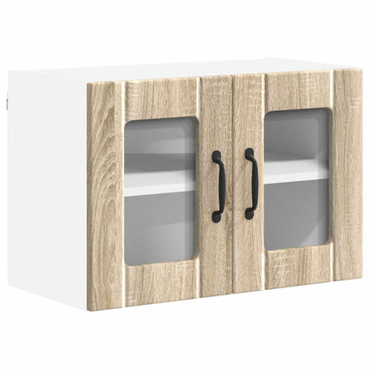 Mobile in vetro da parete LUCCA Rovere Sonoma 60 x 31 x 40 cm